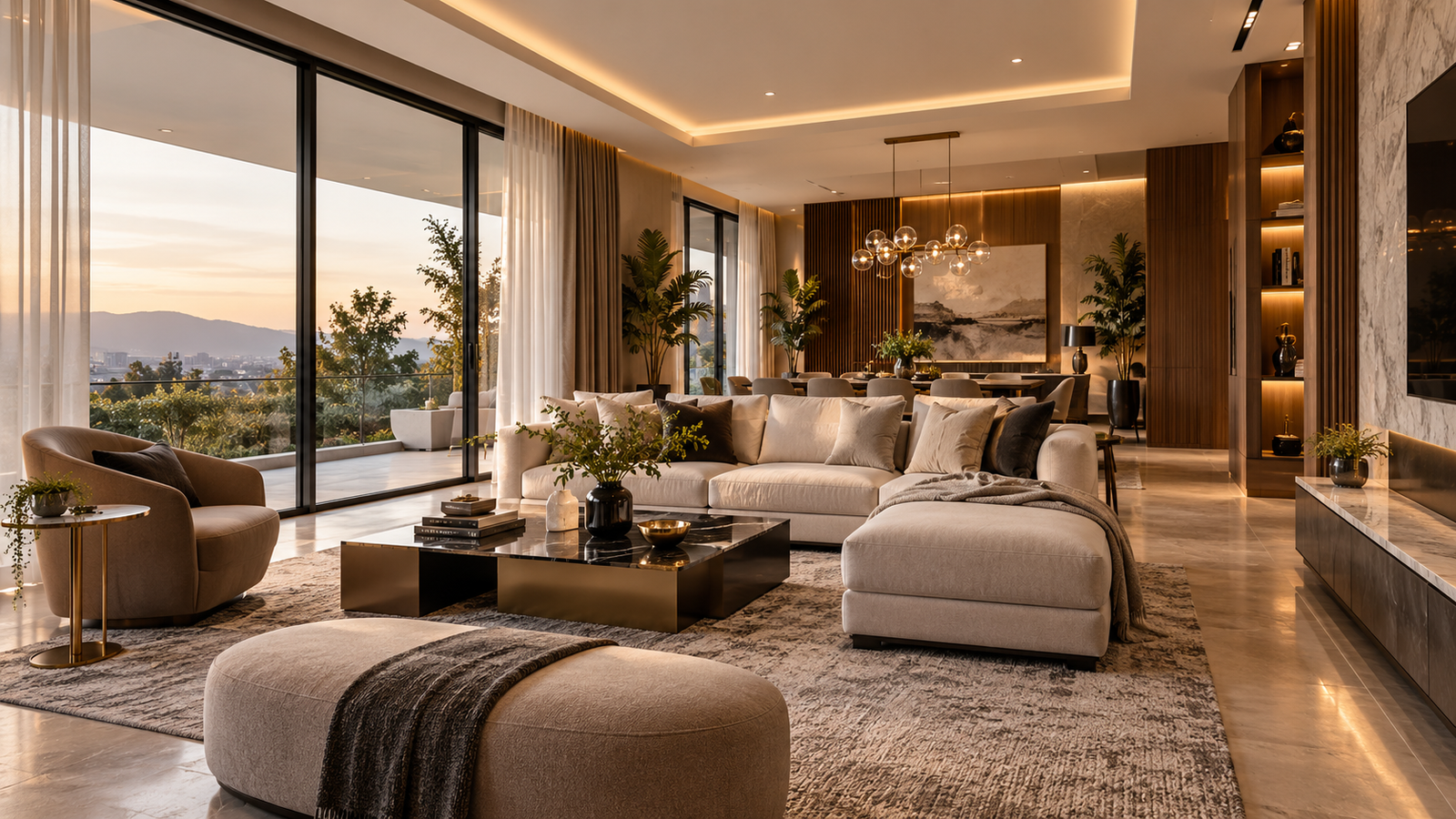 Interior residencial premium diseñado por Interiorismo Habitacional
